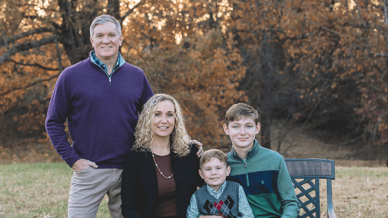 Dr Scott Bridges and family